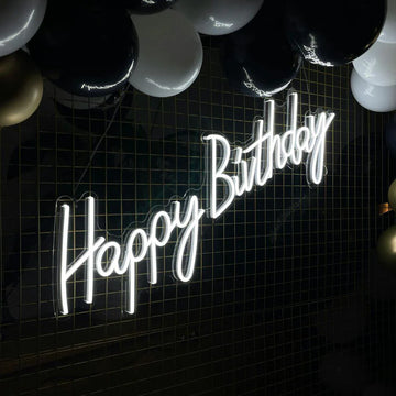 Custom Happy Birthday Sign - NEONIFIC