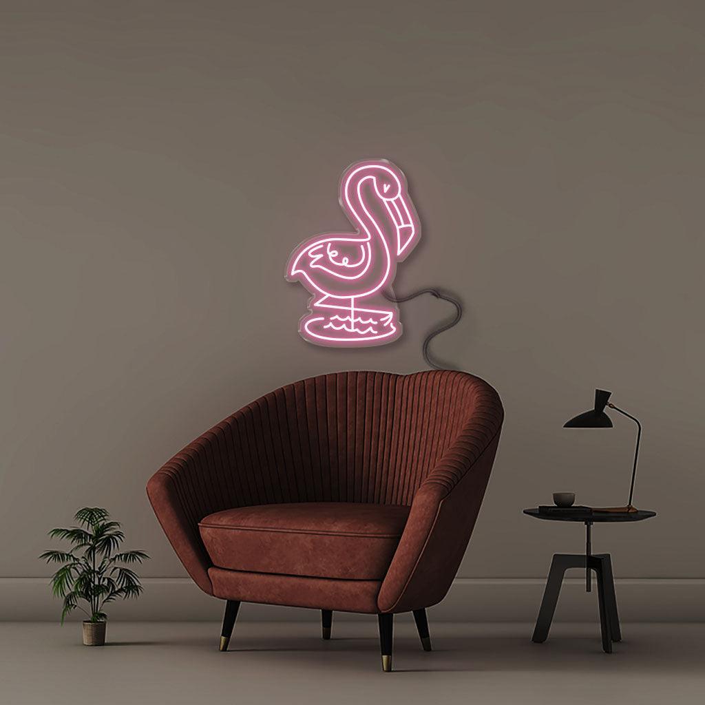 Doodle Flamingo - NEONIFIC