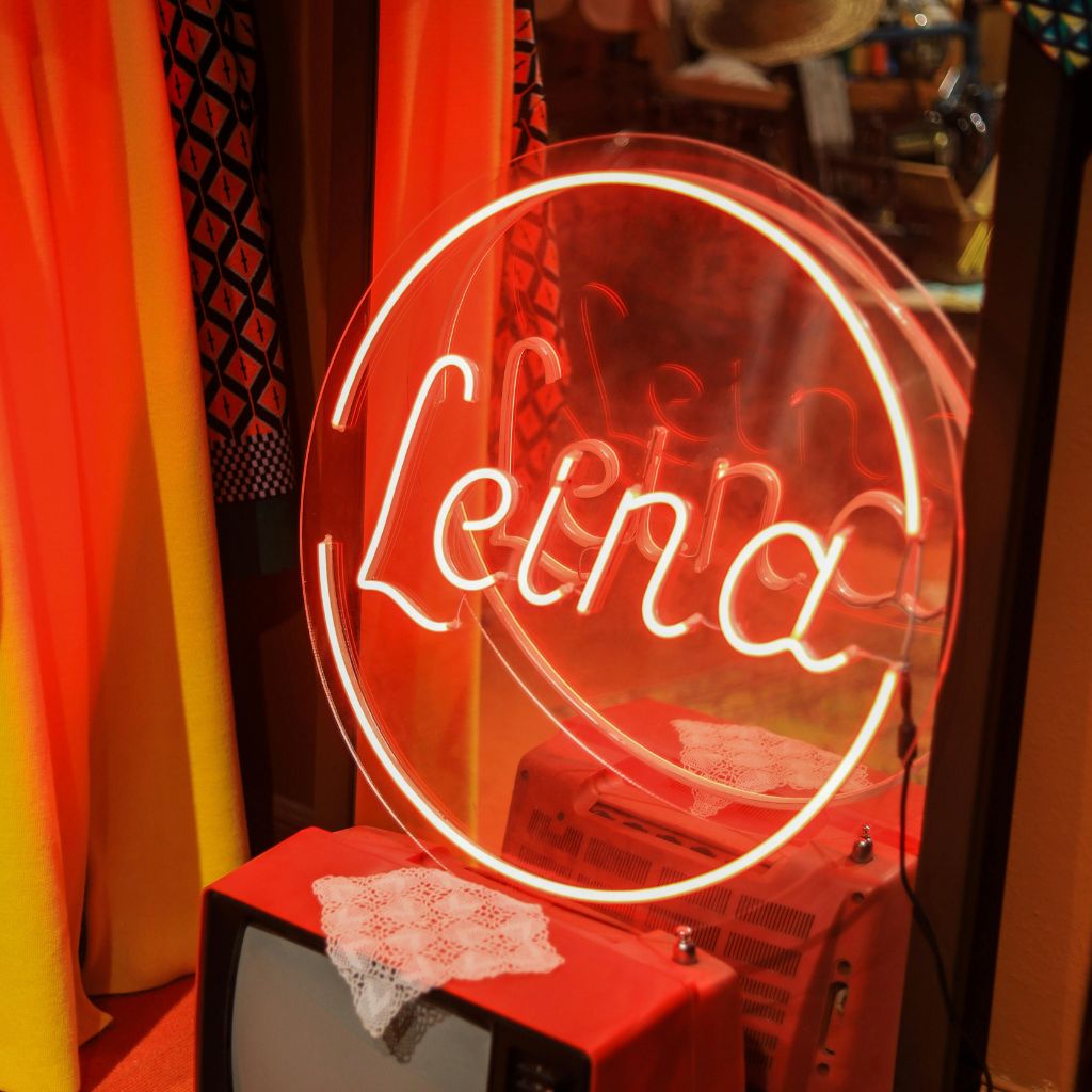 Neon name sign