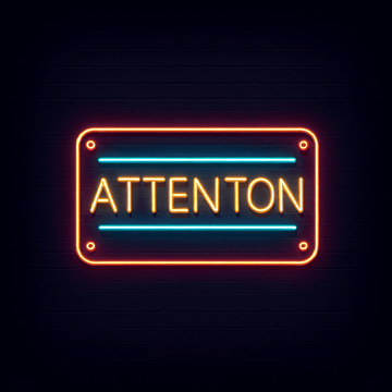 Attention - NEONIFIC